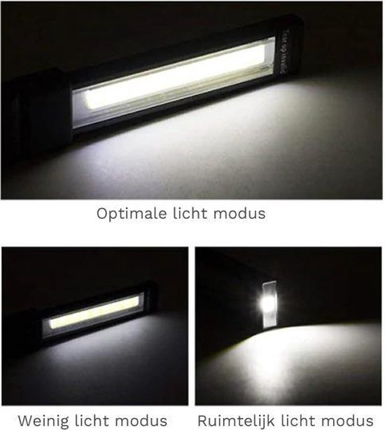 Voor u afbreken Mompelen Draadloze Mini LED werklamp magneet | Verstelbaar | Oplaadbaar | Zaklamp |  Flexibel |... | bol.com