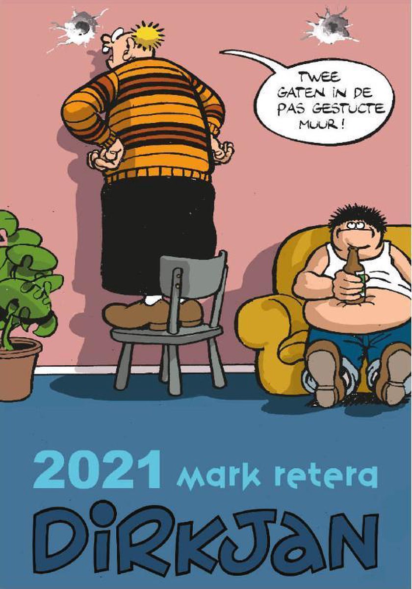Dirkjan scheurkalender 2021. scheurkalender 2021 - Mark Retera