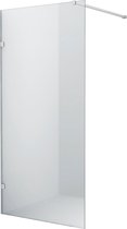 Diamond Line - Inloopdouche / Douchewand - 100x200 - Chroom - Profielloos - Antikalk - Helder Glas - 8mm Veiligheidsglas - Easy Clean
