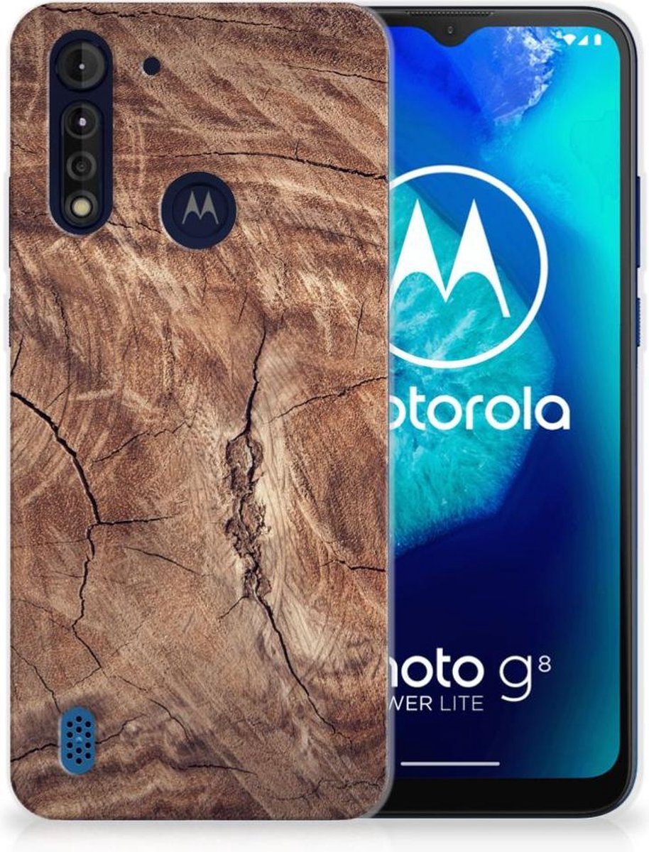 Motorola Moto G8 Power Lite Bumper Hoesje Tree Trunk