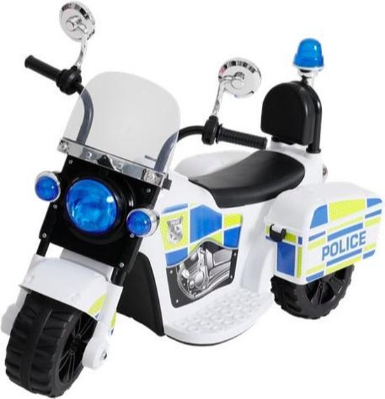 WDMT™ Politiemotor op accu en met licht | Kinder scooter voorzien van  verschillende... | bol.com