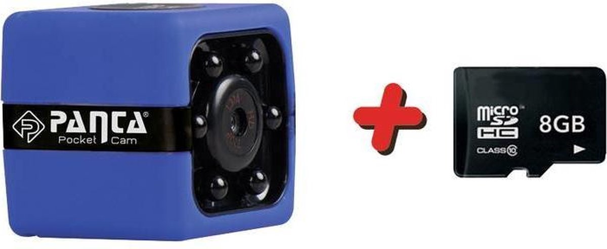 Panta Pocket Cam – kleine beveiligingscamera met opname- en  bewegingsdetector –... | bol.com