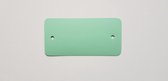 PVC-labels 54x108mm pastel groen met 2 gaten - per doosje van 1000 stuks