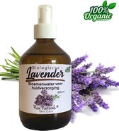 Lavendel Bloemen water 300 ml | Lavender Hydrolaat | 100% Puur | Biologisch | Roomspray | Bodyspray | Gezichtstonic | Gezichtsreiniging tonic | Huidverzorging | Pure Naturals