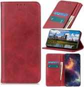 Samsung Galaxy Note 20 Ultra Hoesje Portemonnee Splitleer Rood