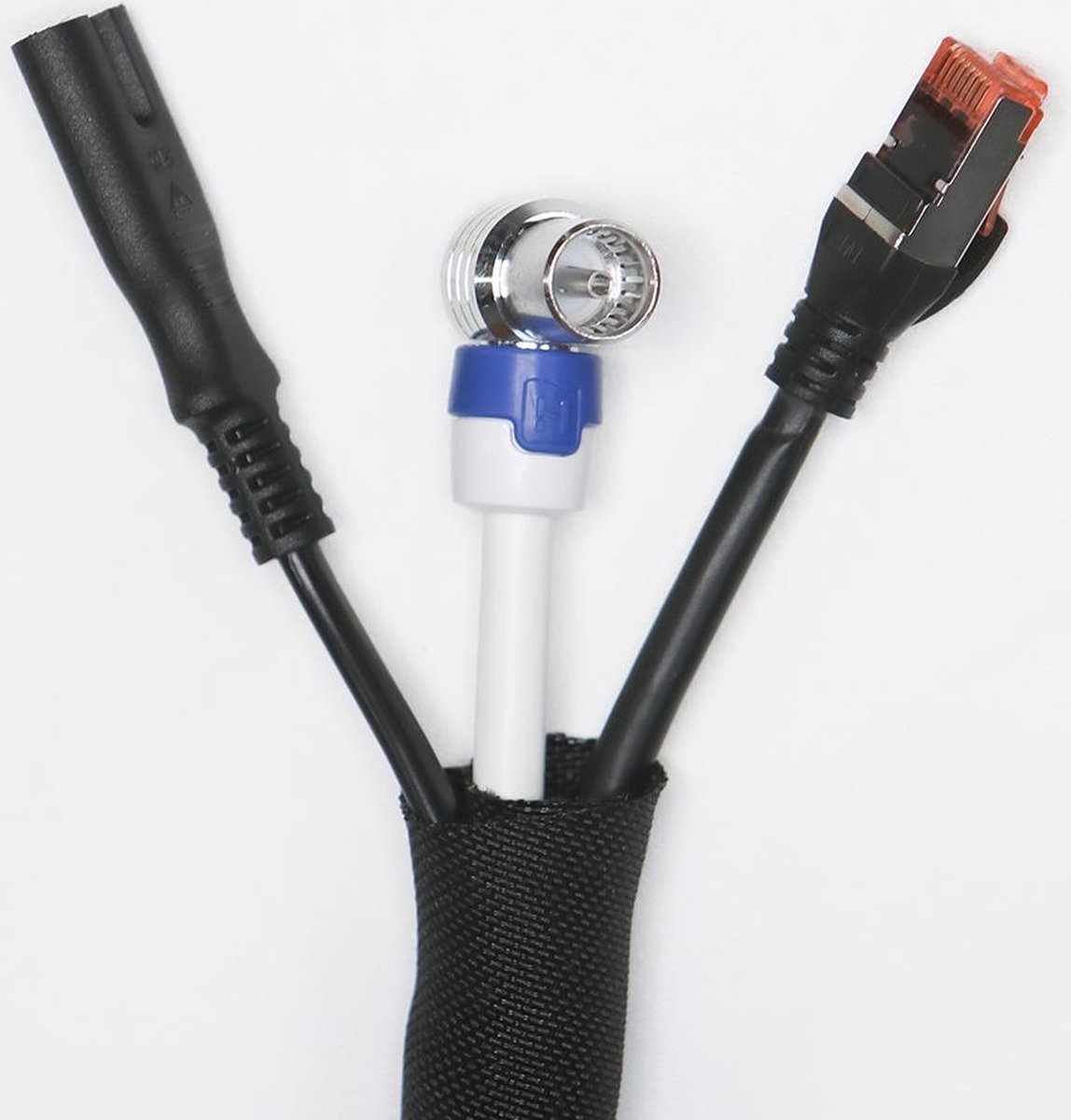 Cavus Kabelsok self wrapping 19mm 1,5 mtr. [zwart]