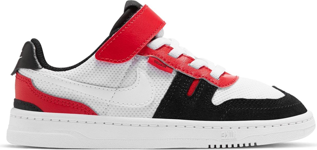 Nike Squash-Type Sneakers - White/Black-University Red - Maat 28.5 | bol.com