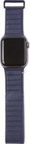 DECODED Traction Strap - Magnetische Horloge Band geschikt voor Apple Watch 6 / SE / 5 / 4 (40 mm) en Apple Watch 3 / 2 / 1 (38 mm) - Magneetsluiting (Navy)