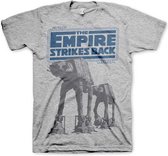 Merchandising STAR WARS - T-Shirt Empire Strikes Back AT-AT - H.Grey (S)