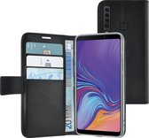 MH by Azuri walletcase-magnetic closure & 3 cardslots-zwart-Samsung A9 (2018)