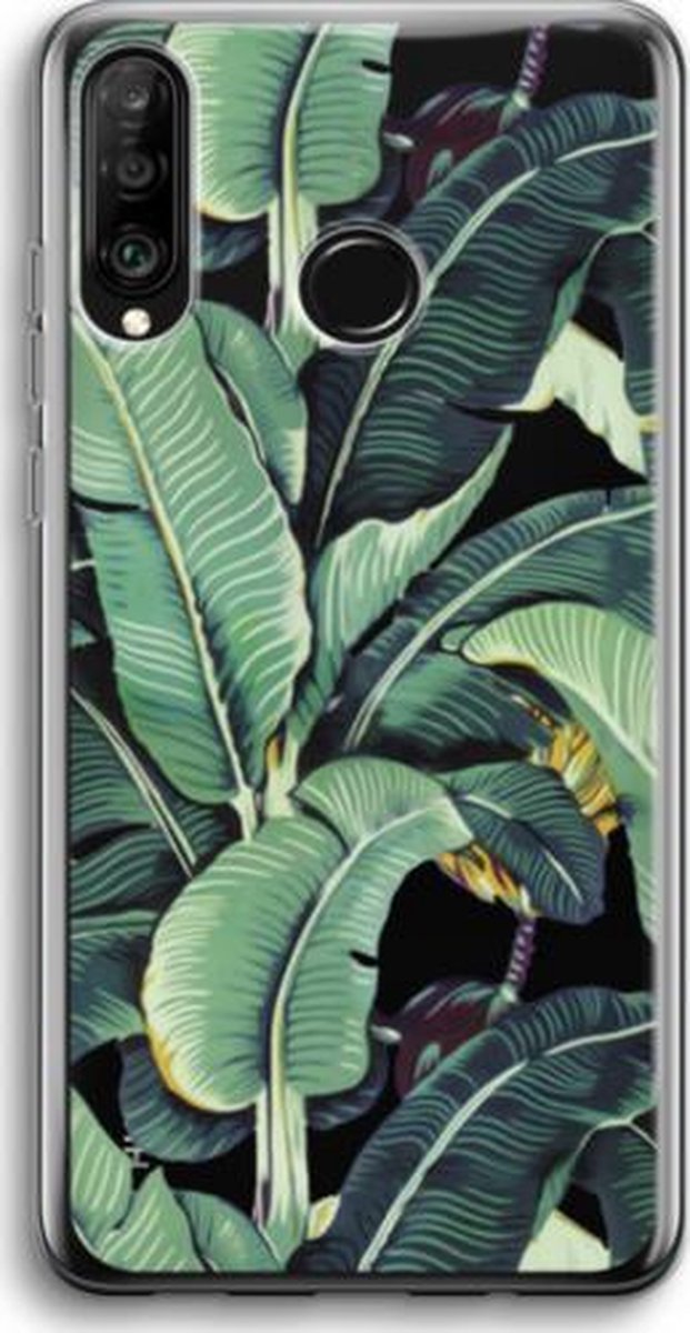 CaseCompany TPU cover - banana leaf - voor Huawei P30 Lite