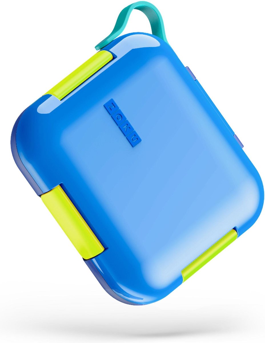 Zoku Neat Bento Lunchbox - Blauw - Polypropyleen/Siliconen