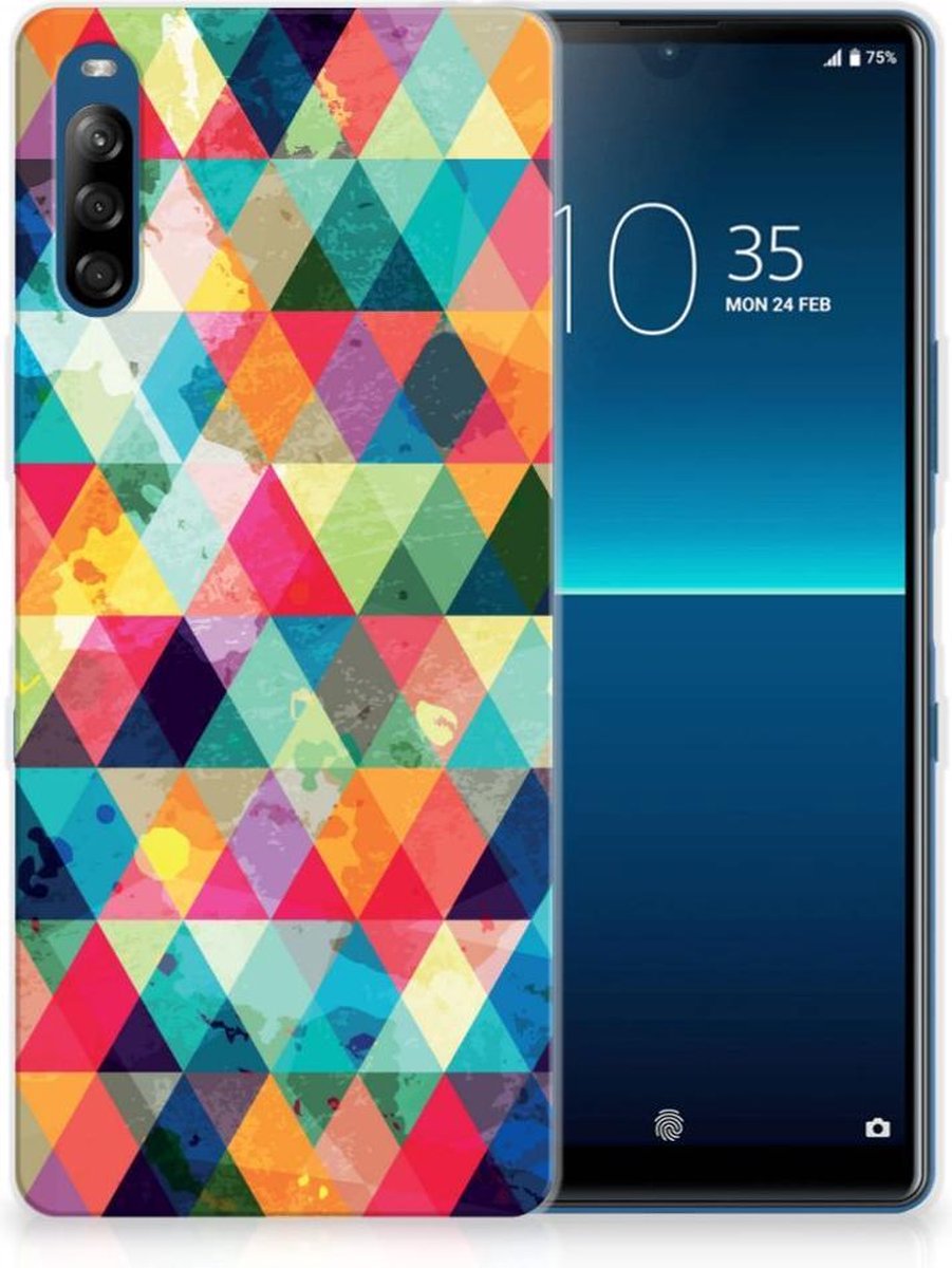 Sony Xperia L4 TPU bumper Geruit