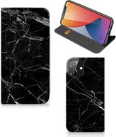 Étui portefeuille cadeau Vaderdag iPhone 12 | iPhone 12 Pro Marble Zwart