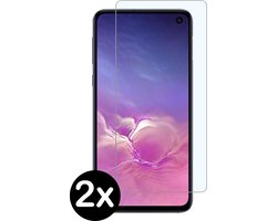 Screenprotector - 2 Stuks - Geschikt voor Samsung Galaxy S10e - Extra Sterk - Beschermglas - Gehard Glas - Tempered Glass - Screen Protector