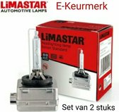 LIMASTAR D1S 6000K Coolblue Set van 2stuks E-Keurmerk Origineel