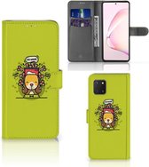Smartphone Hoesje Samsung Note 10 Lite Flipcover Doggy Biscuit