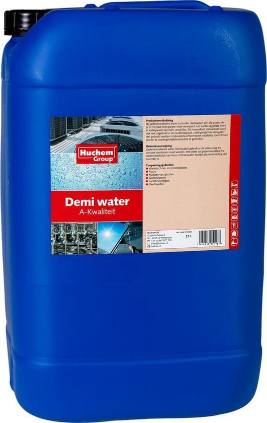 Foto: Demi water demiwater gedemineraliseerd osmose 20l