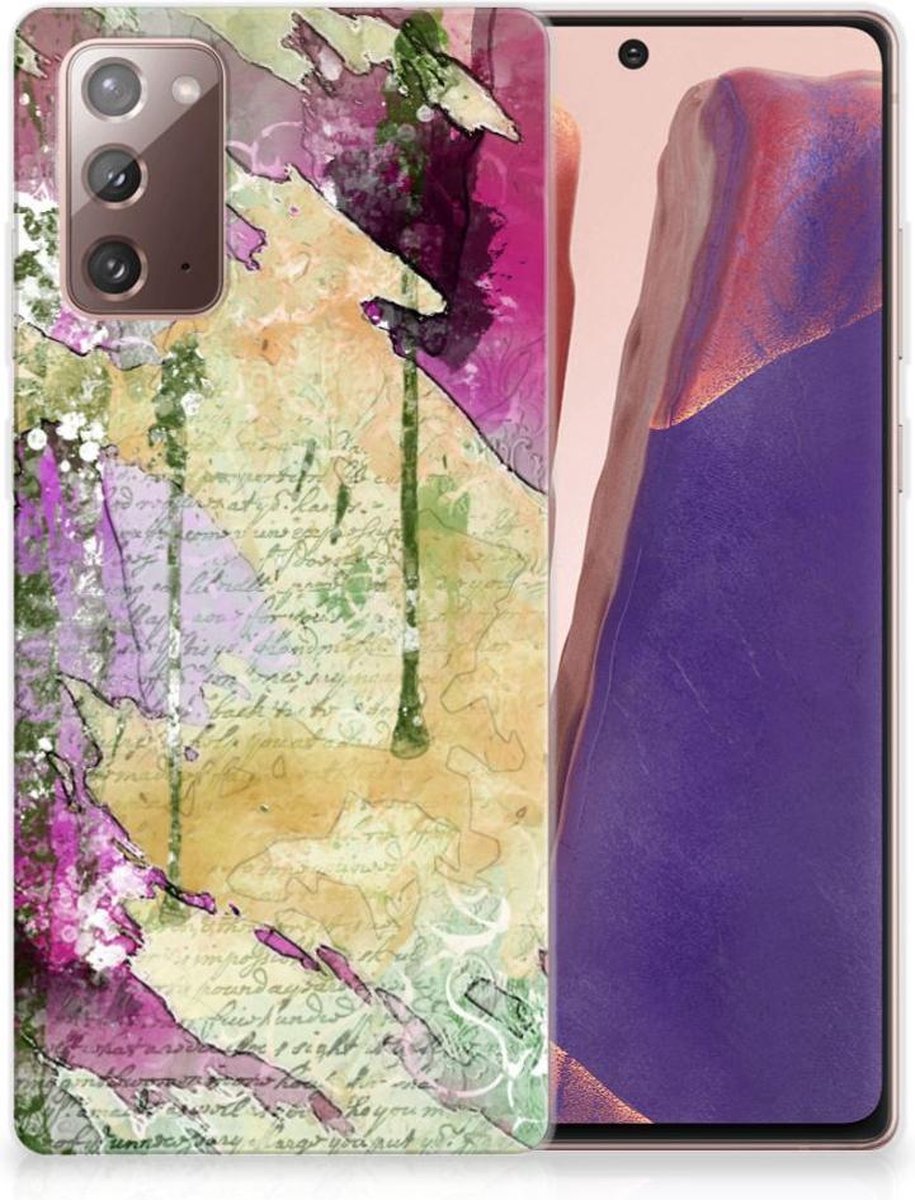 Hoesje maken Samsung Note 20 Letter Painting
