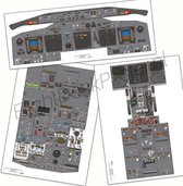 Boeing 737 NG (600 / 700 / 800 / 900) - Triple-A (elk instrument panel op een eigen poster) FlightDeckPoster / Cockpitposter / Cockpit poster / Cockpit mockup