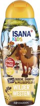 ISANA KIDS 3in1 douche, shampoo en conditioner Wild West (300 ml)