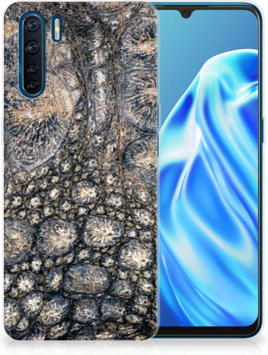 OPPO A91 TPU Hoesje Krokodillenprint