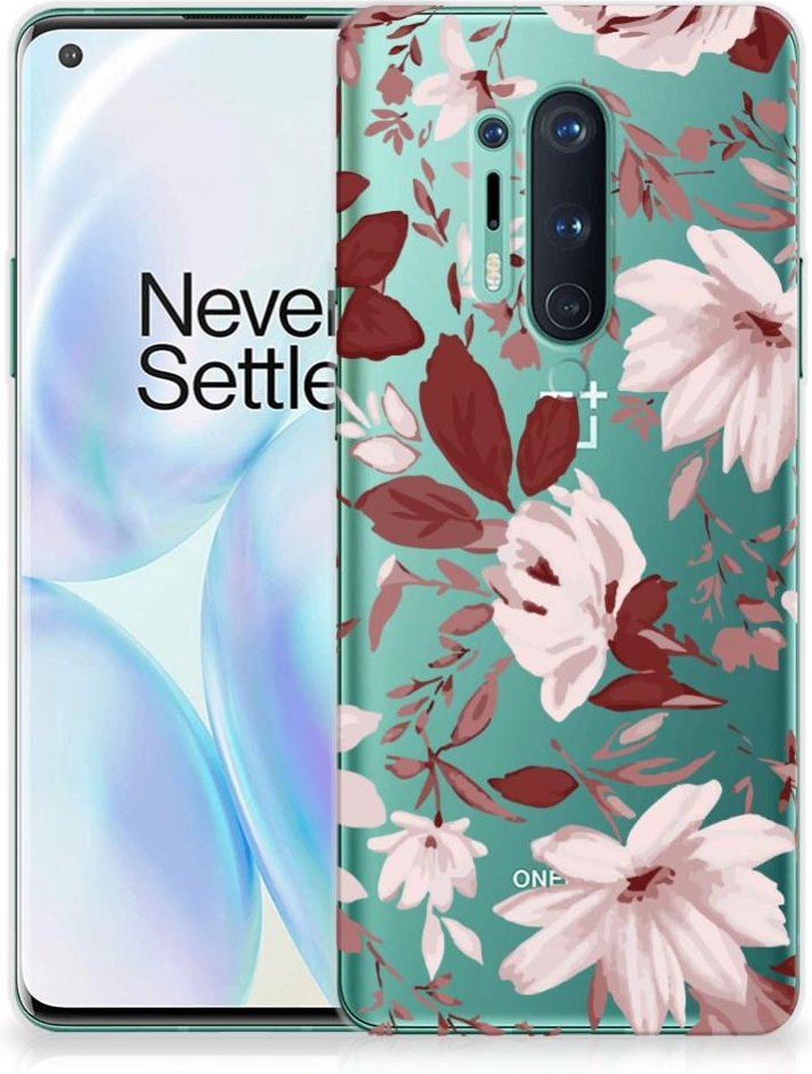 Hoesje maken OnePlus 8 Pro Watercolor Flowers