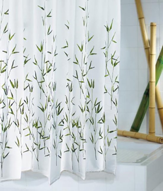 Papillon Douchegordijn Bamboo van Textiel - 180(b) x 200 cm