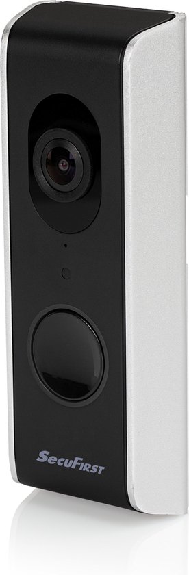 SecuFirst DID701B Slimme Video deurbel met camera met draadloze gong Zwart Grijs - 1080P - SecuFirst