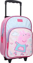 Peppa Pig handbagage reiskoffer/trolley roze 38 cm voor kinderen - Reistassen op wielen