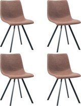 Eetkamerstoelen set 4 stuks  (Incl LW anti kras viltjes) - Eetkamer stoelen - Extra stoelen voor huiskamer - Dineerstoelen – Tafelstoelen