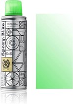 Spray.Bike Transparant Fluor Groene Fietsverf - Pocket Clears 200ml Fiets Verf - Poedercoating voor fiets frames, ontworpen voor zowel amateur- als professioneel gebruik