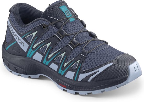salomon blue shoes