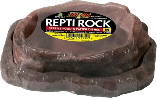 Zoo Med Combo Repti Rock Food / Water Dish - Complete Set water & voerbak - Medium