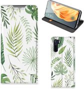 Smartphone Hoesje OPPO Reno3 | A91 Wallet Book Case Bladeren