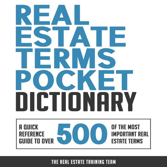Real Estate Terms Pocket Dictionary - cover
