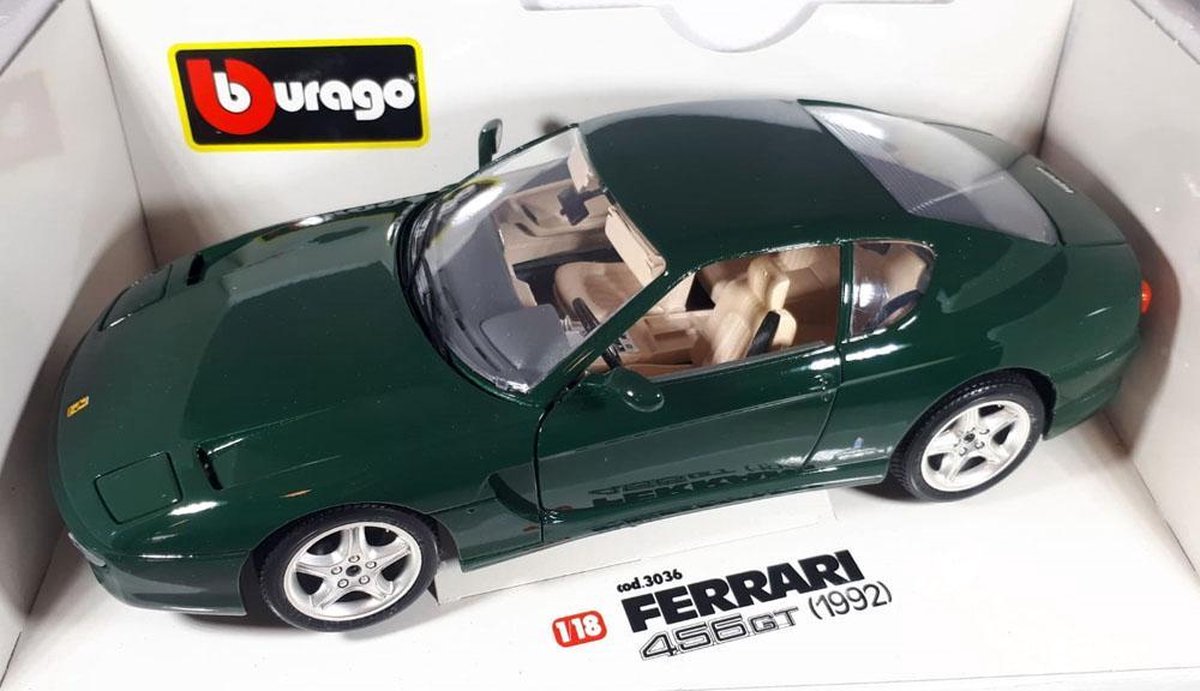 Voiture miniature Ferrari 456 GT (1992) Burago - Vendu
