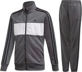 adidas Trainingspak - Maat 152  - Unisex - grijs/zwart/wit