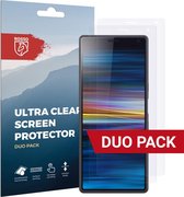 Rosso Screen Protector Ultra Clear Duo Pack Geschikt voor Sony Xperia 10 | Folie | 2 Stuks