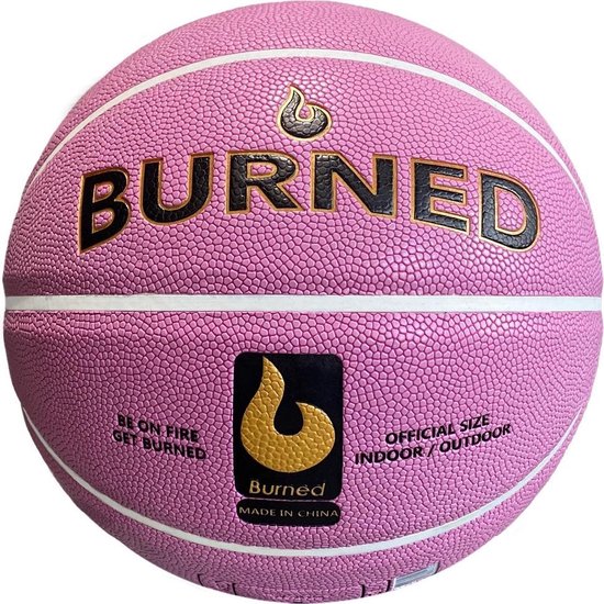 Ballon de basket brûlé / extérieur rose (6) | bol.com