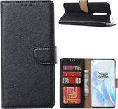 Xssive Hoesje voor OnePlus 8 - Book Case - Zwart