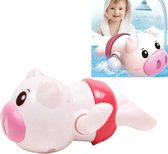 Let op type!! 6 PCS Baby Shower Toy Clockwork Winding Piggy Badkamer Playing Toy (Red)