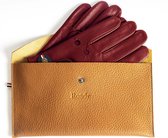 Roadr - Driving Gloves - The Redline - Leren handschoenen - Rood - Maat L