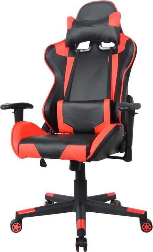 bol com gamestoel thomas bureaustoel racing gaming ergonomisch rood zwart