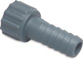 Slangtule PP 3/4" x 16 mm wartel binnendraad x slangtule 10bar grijs, per 5 stuks