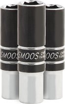 Smoos® Losse dop 15 mm extra lang met 3/8 opname - 3 stuks