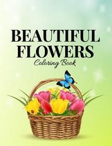 Beautiful Flowers Coloring Book