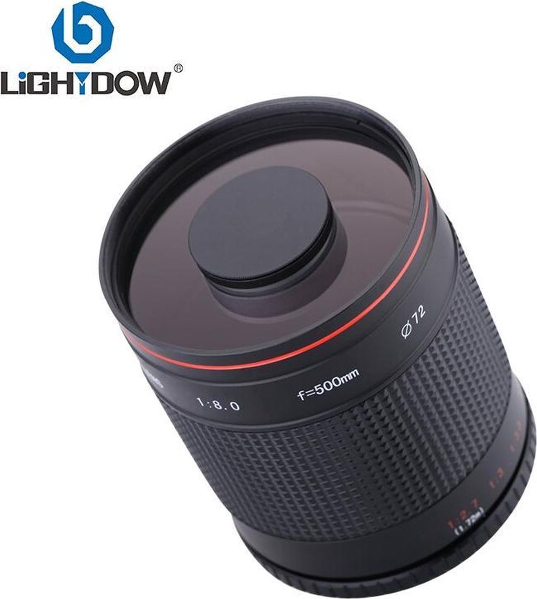 Lightdow 500mm f8.0 super telezoom spiegellens voor Canon EOS EF body's