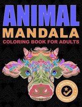 Animal Mandala Coloring Book for Adults Stress Reliever Coloring Book: Adult Coloring Mindfulness via Zentangle Designs