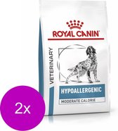 Royal Canin Veterinary Diet Hypoallergenic Moderate Calorie - Hondenvoer - 2 x 14 kg